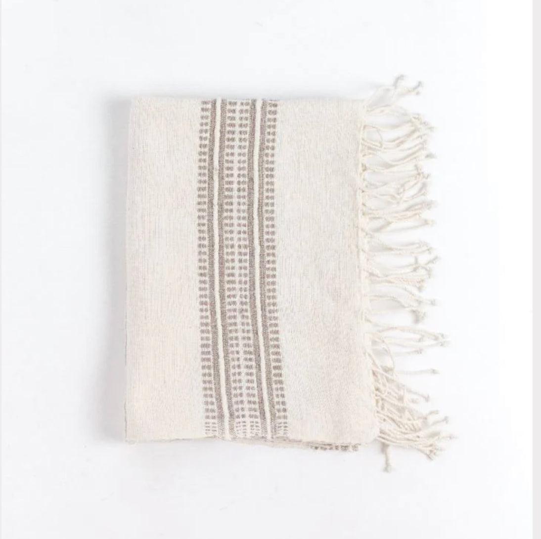 Set of 2 Hand Woven Aden Ethiopian Cotton Hand Towels (many colors)- Eco-Friendly, Fair Trade