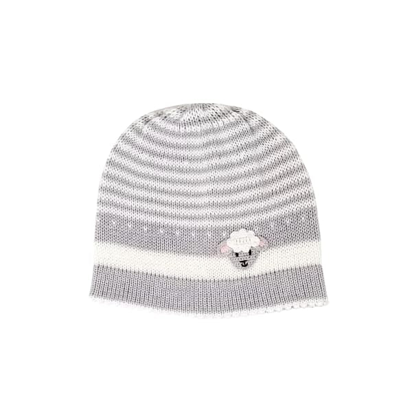Handmade Striped Grey Sheep Baby Hat - Fair Trade