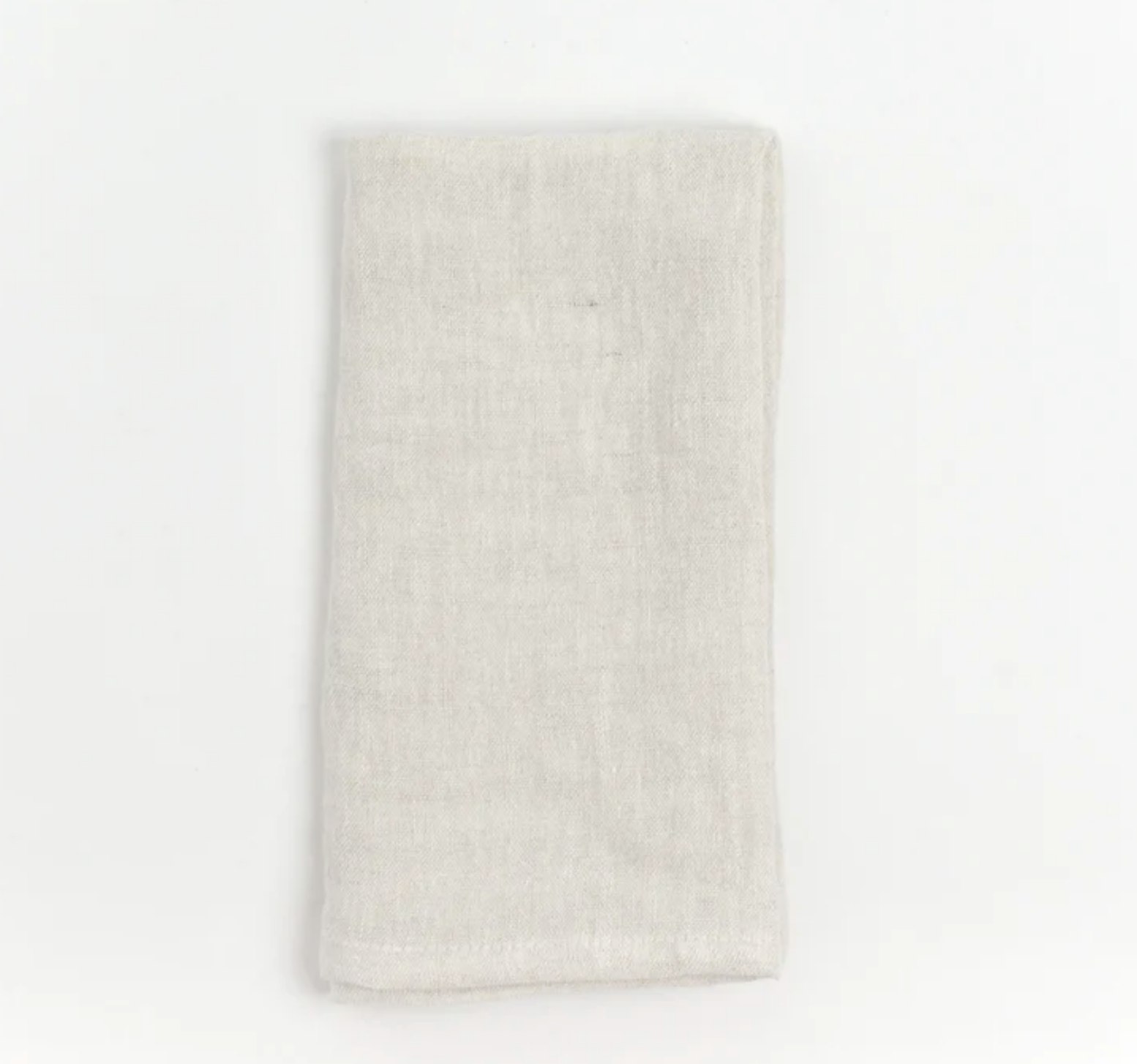 Set of 4 Hand Woven, Stone Washed Hemmed Dinner Napkins- Eco-Friendly, Fair Trade